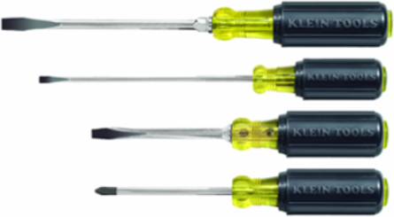 Cushion-Grip™ Screwdriver Set, 4-Piece, Precision Machined Tips