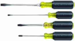 Cushion-Grip™ Screwdriver Set, 4-Piece, Precision Machined Tips