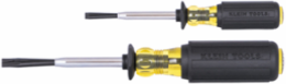 Slotted Screw Holding Driver Set, 3/16 Inch & 1/4 Inch, Cushion Grip Handles