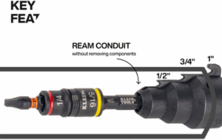 Impact-Rated Flip Socket Conduit Reamer Driver