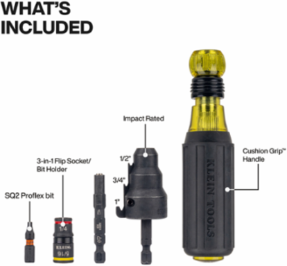 Impact-Rated Flip Socket Conduit Reamer Driver