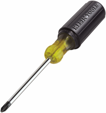 Cushion-Grip Screwdriver Set, 4 Inch Shank, 1/4 Inch Keystone & #2 Phillips, 2-Piece