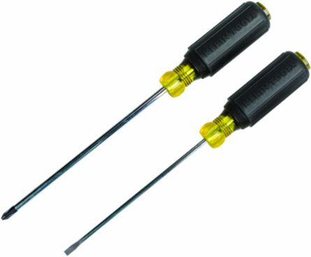 Cushion-Grip Screwdriver Set, 2-Piece, 3/16 Inch & #2 Phillips, Steel