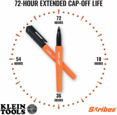 Skribes™ Fine Tip Permanent Marker, Black, 1-Pack