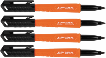 Skribes™ Fine Tip Permanent Markers, Black, 4-Pack