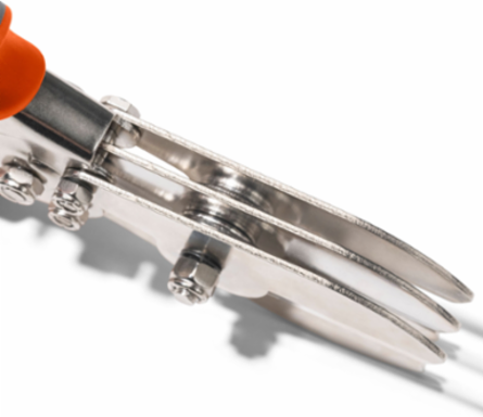 5 Blade Duct Crimper, 3.5 Inch Width, Crimps 24 Gauge Steel & 28 Gauge Stainless Steel