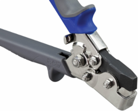 Snap Lock Punch Tool - 3/8 Inch Impressions, 8.4 Inch Length, Steel Construction