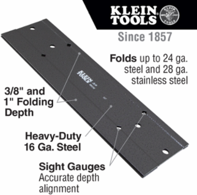 HVAC Folding Tool 24 Inch, Folds 24 Gauge Steel & 28 Gauge Stainless Steel
