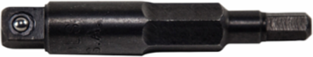 Hex Key Adapter for Refrigeration Wrench, 1/4 Inch to 3/16 Inch & 5/16 Inch Hex, Steel