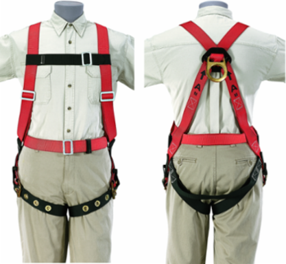Lightweight Fall-Arrest Harness, XX-Large, 48-56 Inch Waist Size, 3.744 lbs