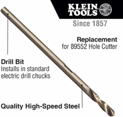 Replacement Bit for Hole Cutter, Cuts 2-12 Inch Holes, High Speed Steel