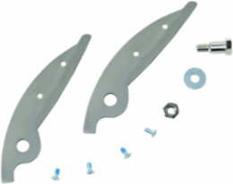 Stainless Steel Replacement Blades for Tin Snips, 3.5 Inch, Cuts 24 Gauge Steel
