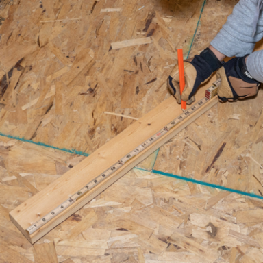 6 Foot Wood Folding Rule with Abrasion-Resistant Coating and 1/16 Inch Graduations