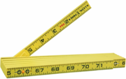 Fiberglass Folding Rule 6 Foot, Inside Reading, Graduated to 1/16 Inch