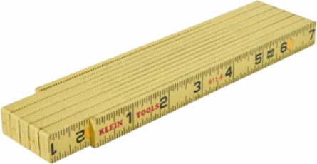 Fiberglass Folding Rule 6 Foot, Graduated 1/16 Inch, Nylon Reinforced