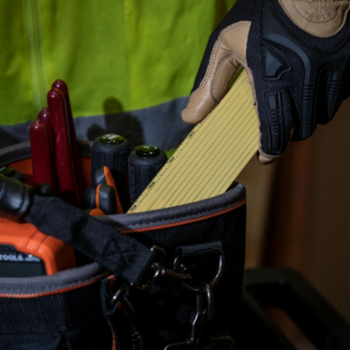 Fiberglass Folding Rule 6 Foot, Graduated 1/16 Inch, Nylon Reinforced