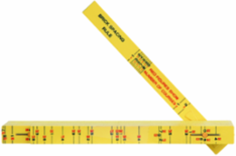 Fiberglass Folding Ruler, Outside Reading, Brick Scale