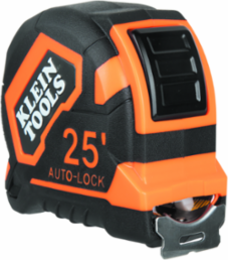 Tape Measure, 25-Foot Single-Hook Auto-Lock