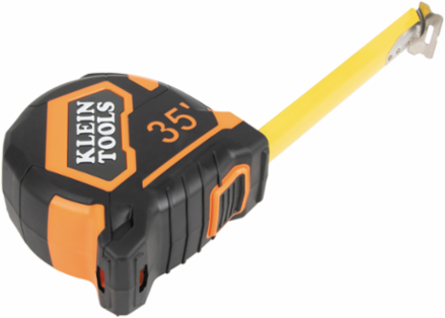Tape Measure, 35-Foot Single-Hook