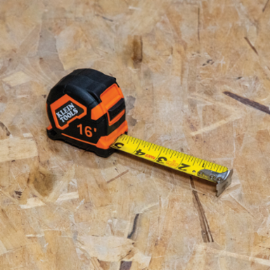 Tape Measure, 16-Foot Single-Hook