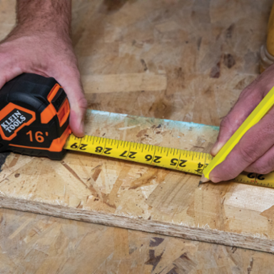 Tape Measure, 16-Foot Single-Hook
