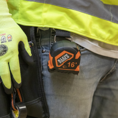 Magnetic Double-Hook Tape Measure 16-Foot with 13-Foot Standout