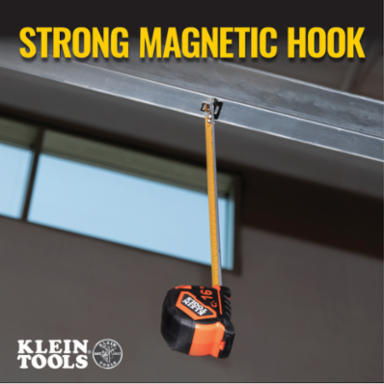 Magnetic Double-Hook Tape Measure 16-Foot with 13-Foot Standout