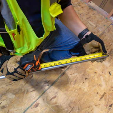 30-Foot Magnetic Double-Hook Tape Measure with 13-Foot Standout, Nylon Coated