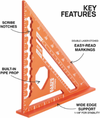 Rafter Square, 7-Inch