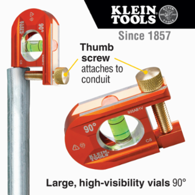 ACCU-BEND™ Level, 2.5 Inch, 1 Vial, Aluminum, +/- 0.029° Accuracy