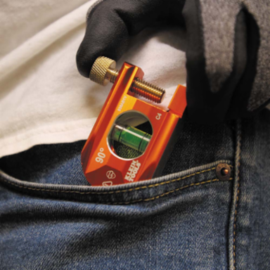 ACCU-BEND™ Level, 2.5 Inch, 1 Vial, Aluminum, +/- 0.029° Accuracy