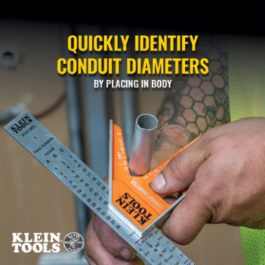 Electrician's Combination Square 12 Inch with Magnetic Adjustments & Stainless Steel Ruler