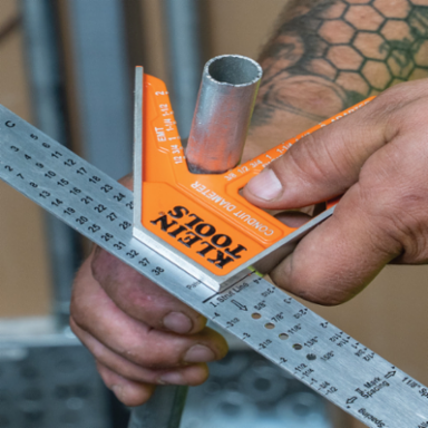 Electrician's Combination Square 12 Inch with Magnetic Adjustments & Stainless Steel Ruler