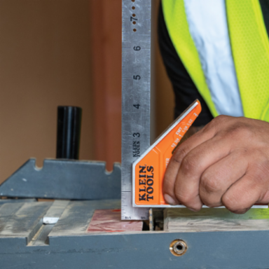 Electrician's Combination Square 12 Inch with Magnetic Adjustments & Stainless Steel Ruler