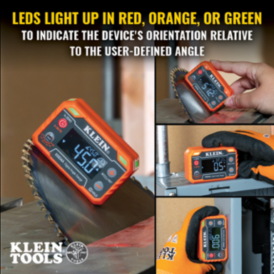 Digital Angle Gauge with Angle Alert, Dual Measurement 0-90 & 0-180 , IP54