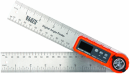Digital Angle Finder, Stainless Steel, 8.5 Inch Length, +/- 0.2° Accuracy