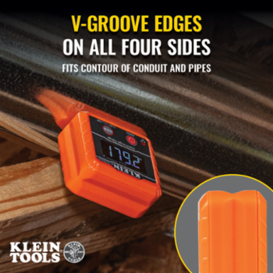 Digital Angle Gauge & Level, 0 to 180-Degree Range, Magnetic Base, IP42