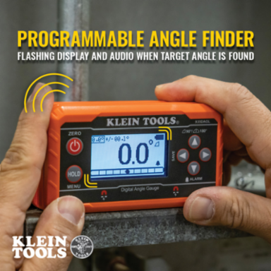 Digital Level with Programmable Angles, 0 to 90-Degree, Magnetic Base