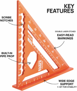 Rafter and Framing Square Set
