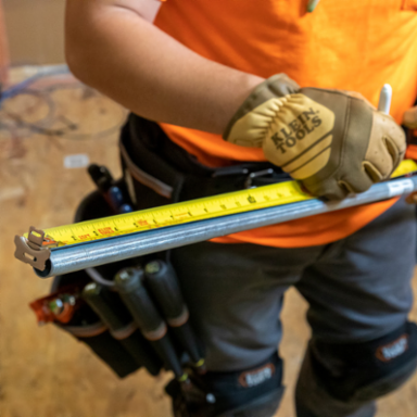 Tape Measure 7.5 Meter Magnetic Double-Hook, 4 Meter Standout, Steel Blade
