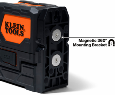 Rechargeable Green Cross-Line Laser Level, 165-Foot Range, IP54 Rated