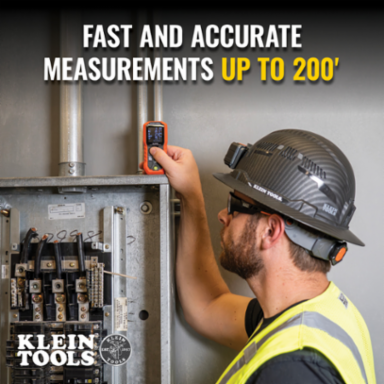 Laser Distance Measurer, 200-Foot