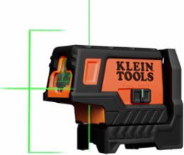 Compact Green Cross-Line Laser Level with Plumb Spot