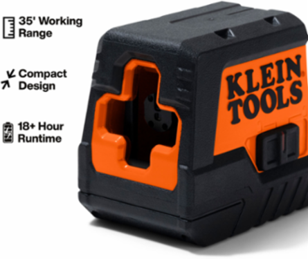 Mini Self-Leveling Red Laser Level, 35 Foot Range, IP54 Water Resistant