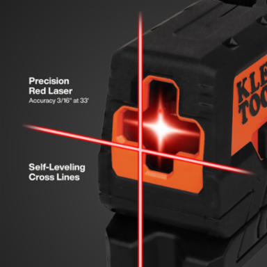 Mini Self-Leveling Red Laser Level, 35 Foot Range, IP54 Water Resistant