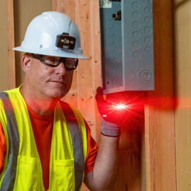 Red Pocket Laser Level, 30' Range, 1 Beam, 3-Axis Lighted Vials, Magnetic Mount
