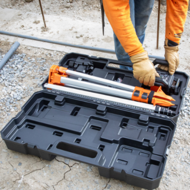 Green Rotary Laser Level, Self-Leveling with Plumb Spot and Tripod