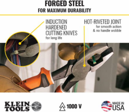 1000V Insulated Tool Kit, 5-Piece with Cushion-Grip™ and Steel Construction