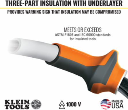 1000V Insulated Tool Kit, 5-Piece with Cushion-Grip™ and Steel Construction