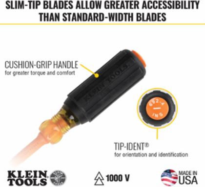 1000V Insulated Tool Kit, 5-Piece with Cushion-Grip™ and Steel Construction